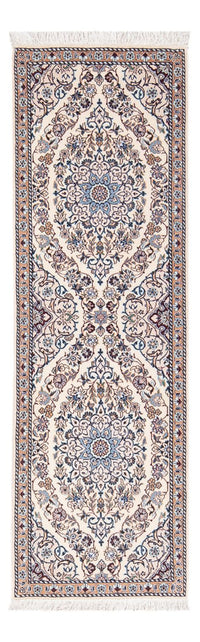 Tapis de couloir Tapis persan - Nain - Premium - 150 x 48 cm - beige foncé