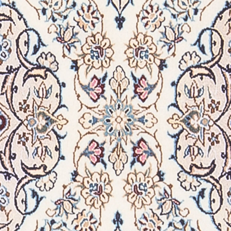 Tapis de couloir Tapis persan - Nain - Premium - 156 x 48 cm - crème