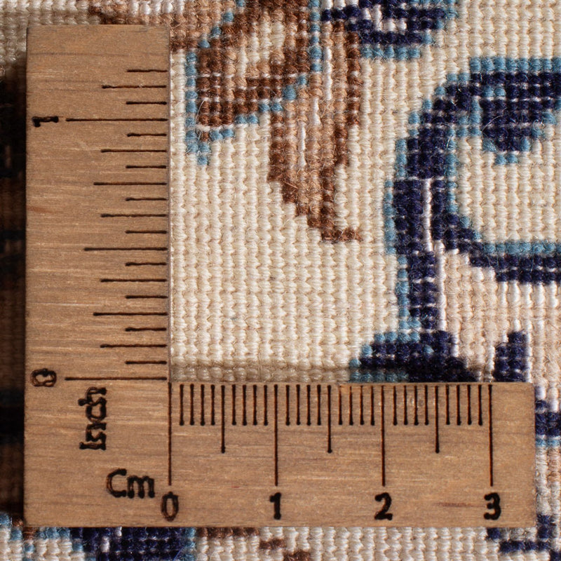 Tapis de couloir Tapis persan - Nain - Premium - 156 x 48 cm - crème