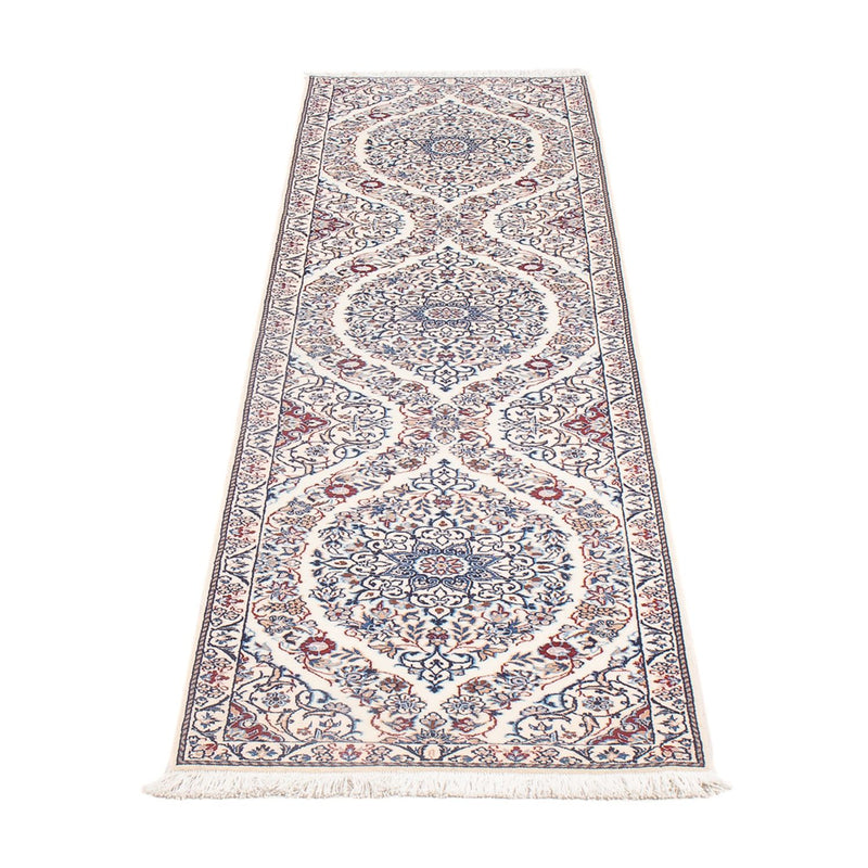 Tapis de couloir Tapis persan - Nain - Premium - 209 x 49 cm - beige foncé