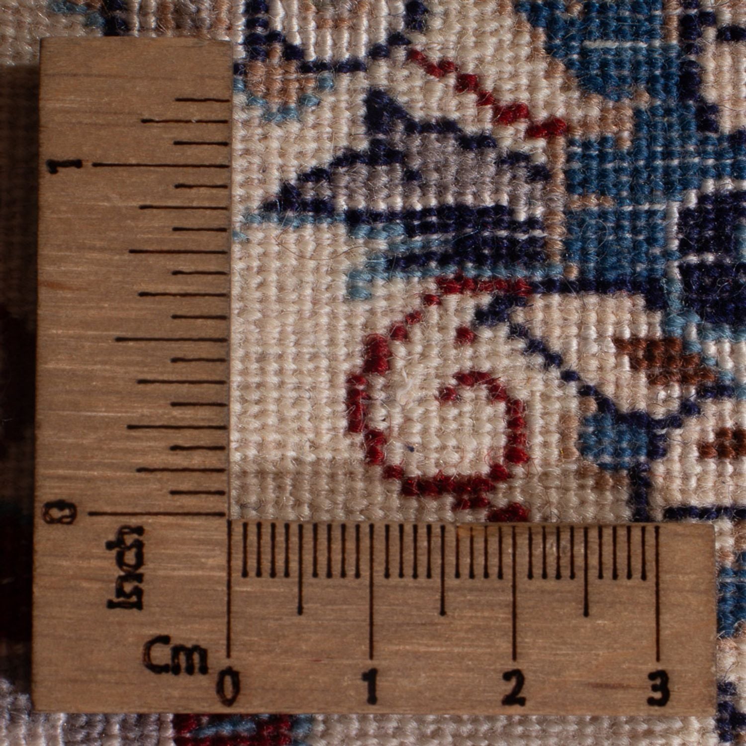 Tapis de couloir Tapis persan - Nain - Premium - 209 x 49 cm - beige foncé