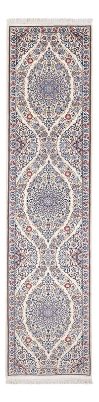 Tapis de couloir Tapis persan - Nain - Premium - 220 x 57 cm - beige foncé