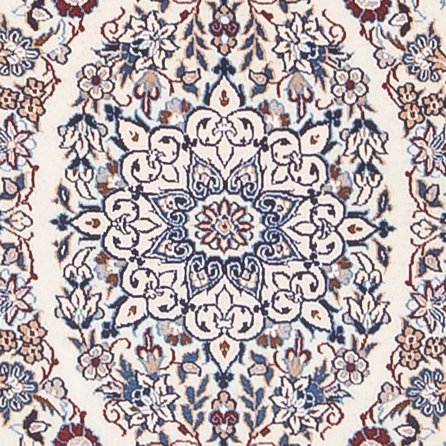 Tapis de couloir Tapis persan - Nain - Premium - 208 x 49 cm - beige foncé