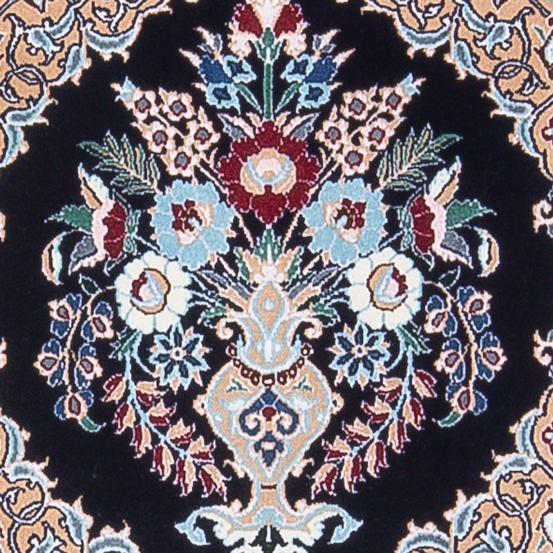 Tapis de couloir Tapis persan - Nain - Premium - 227 x 48 cm - bleu foncé