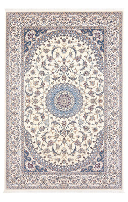 Tapis persan - Nain - Premium - 211 x 130 cm - crème