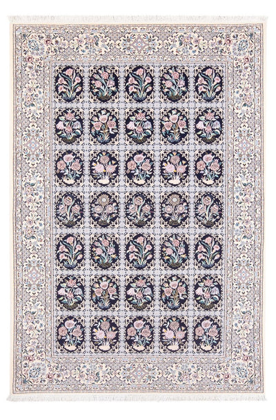 Tapis de Nain - 6La Tapis 148x220cm - Tapis persan - bleu foncé