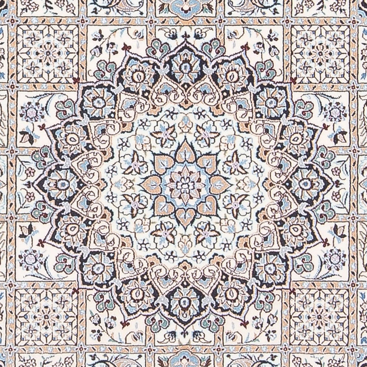 Tapis persan - Nain - Premium - 230 x 152 cm - crème