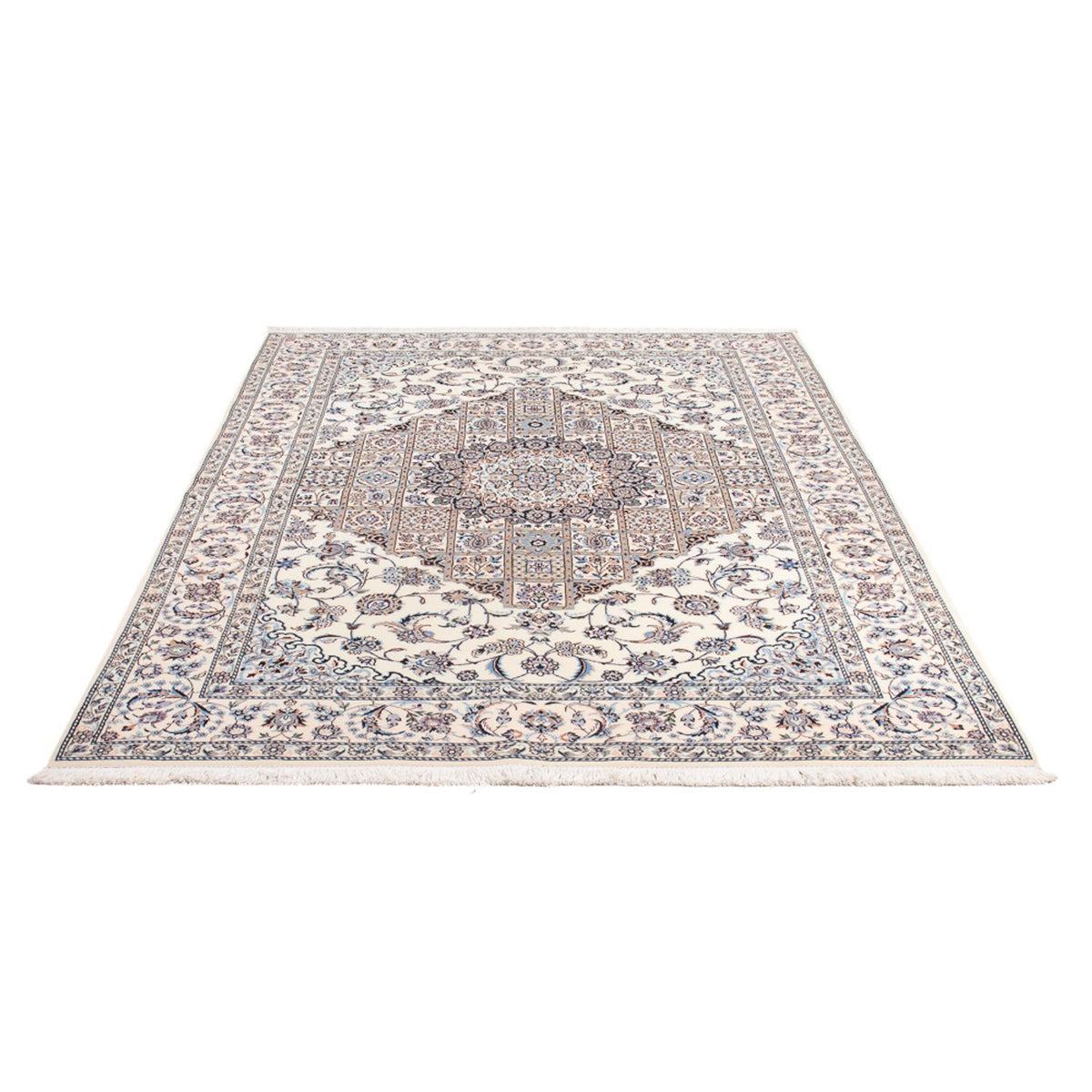 Tapis persan - Nain - Premium - 230 x 152 cm - crème