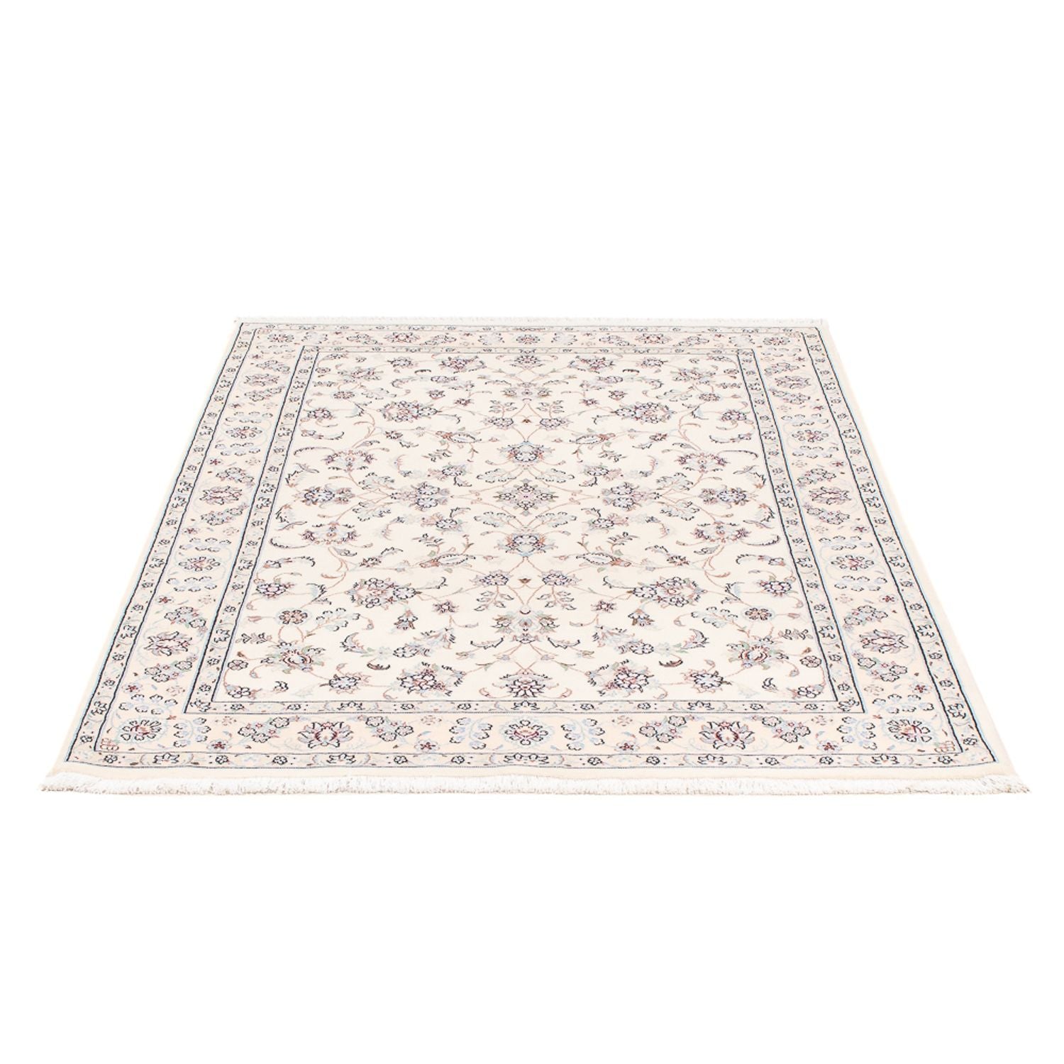 Tapis persan - Nain - Premium - 161 x 110 cm - crème