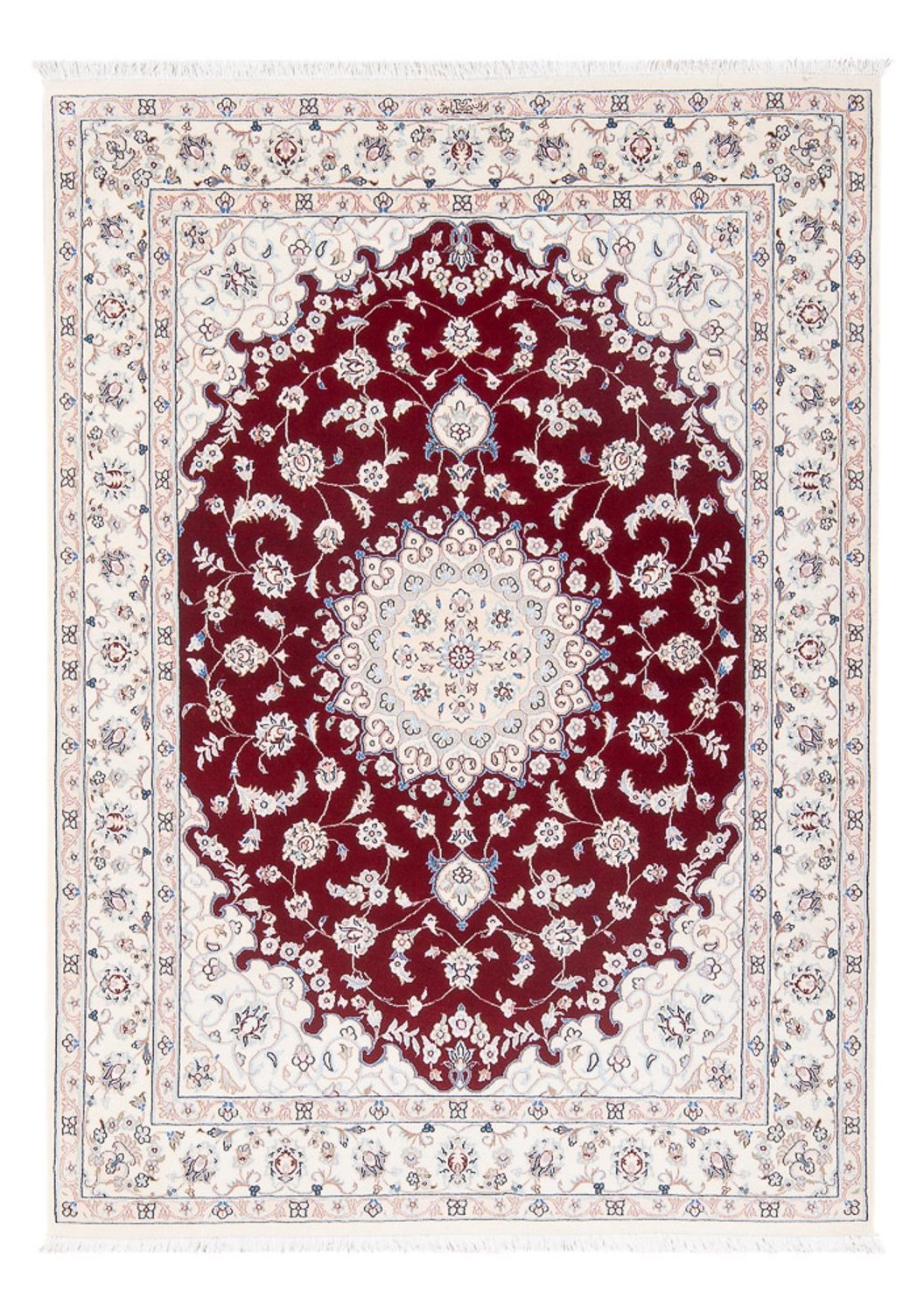 Tapis persan - Nain - Premium - 157 x 108 cm - rouge