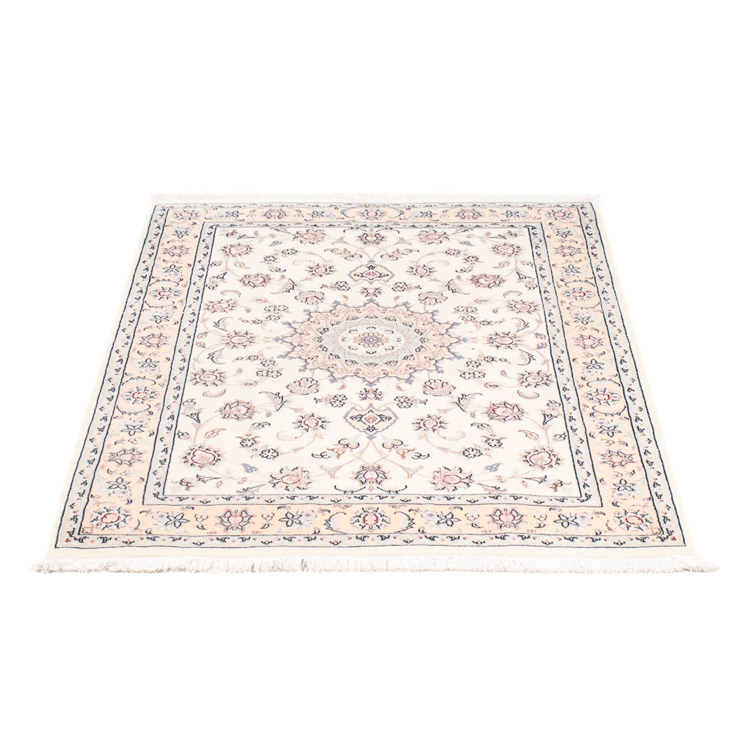 Tapis persan - Nain - Premium - 119 x 83 cm - crème