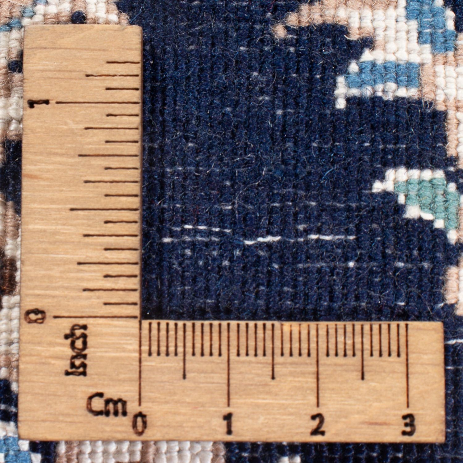 Tapis persan - Nain - Premium - 112 x 57 cm - bleu foncé