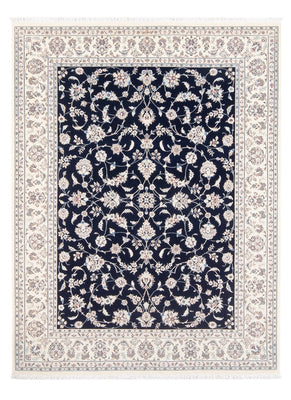 Tapis persan - Nain - Premium - 207 x 152 cm - bleu foncé