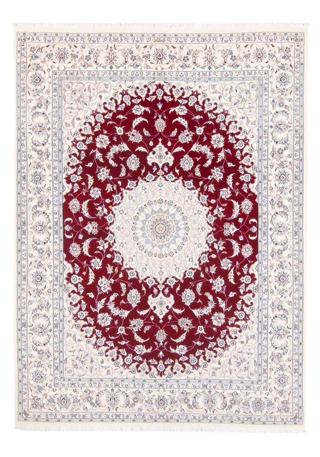 Tapis persan - Nain - Premium - 206 x 151 cm - rouge