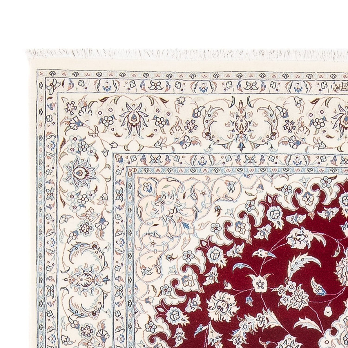 Tapis persan - Nain - Premium - 206 x 151 cm - rouge