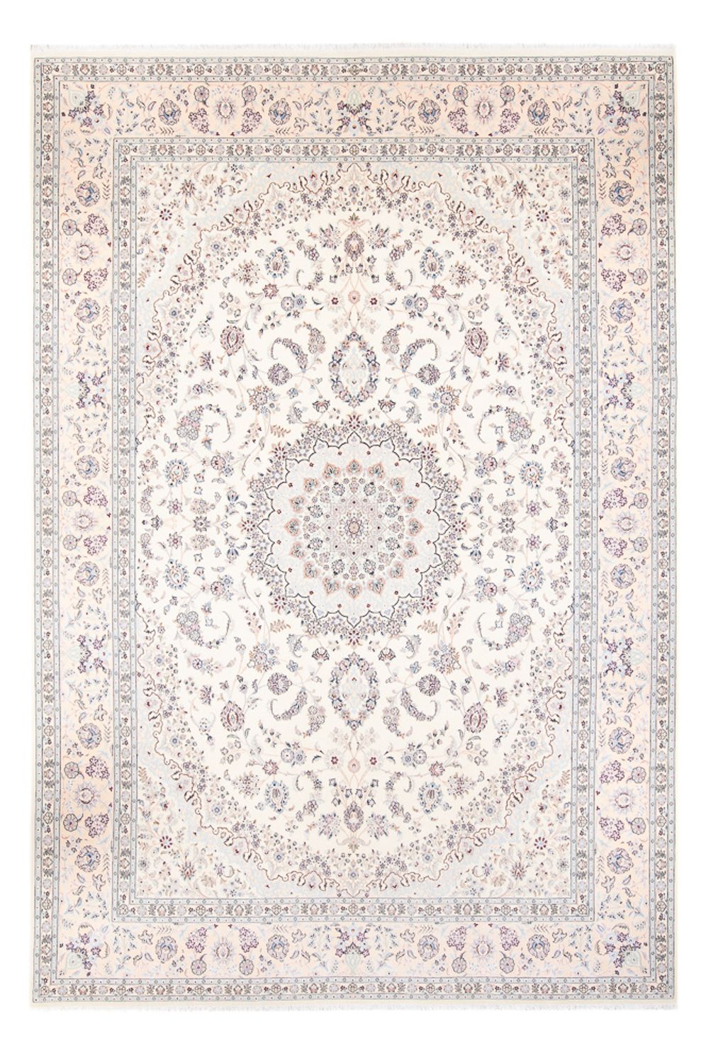 Tapis persan - Nain - Premium - 363 x 250 cm - crème