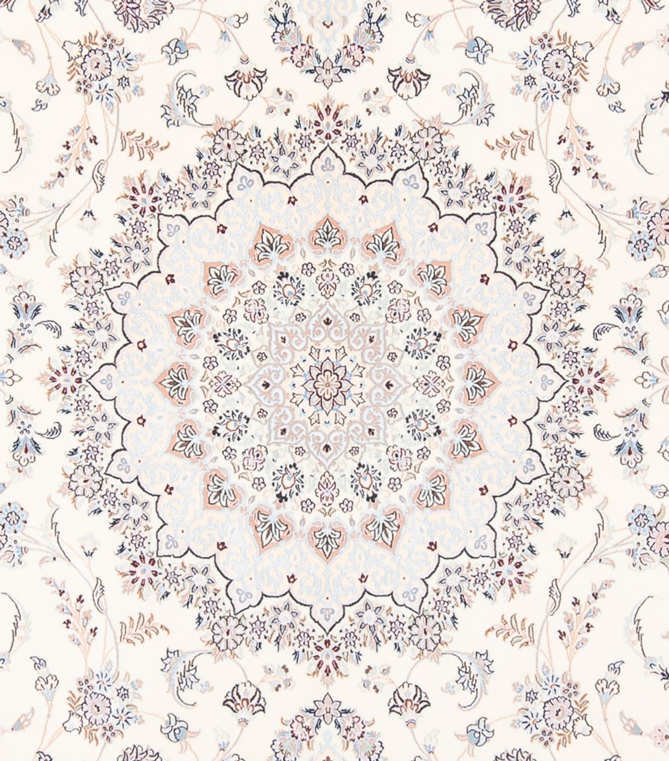 Tapis persan - Nain - Premium - 363 x 250 cm - crème