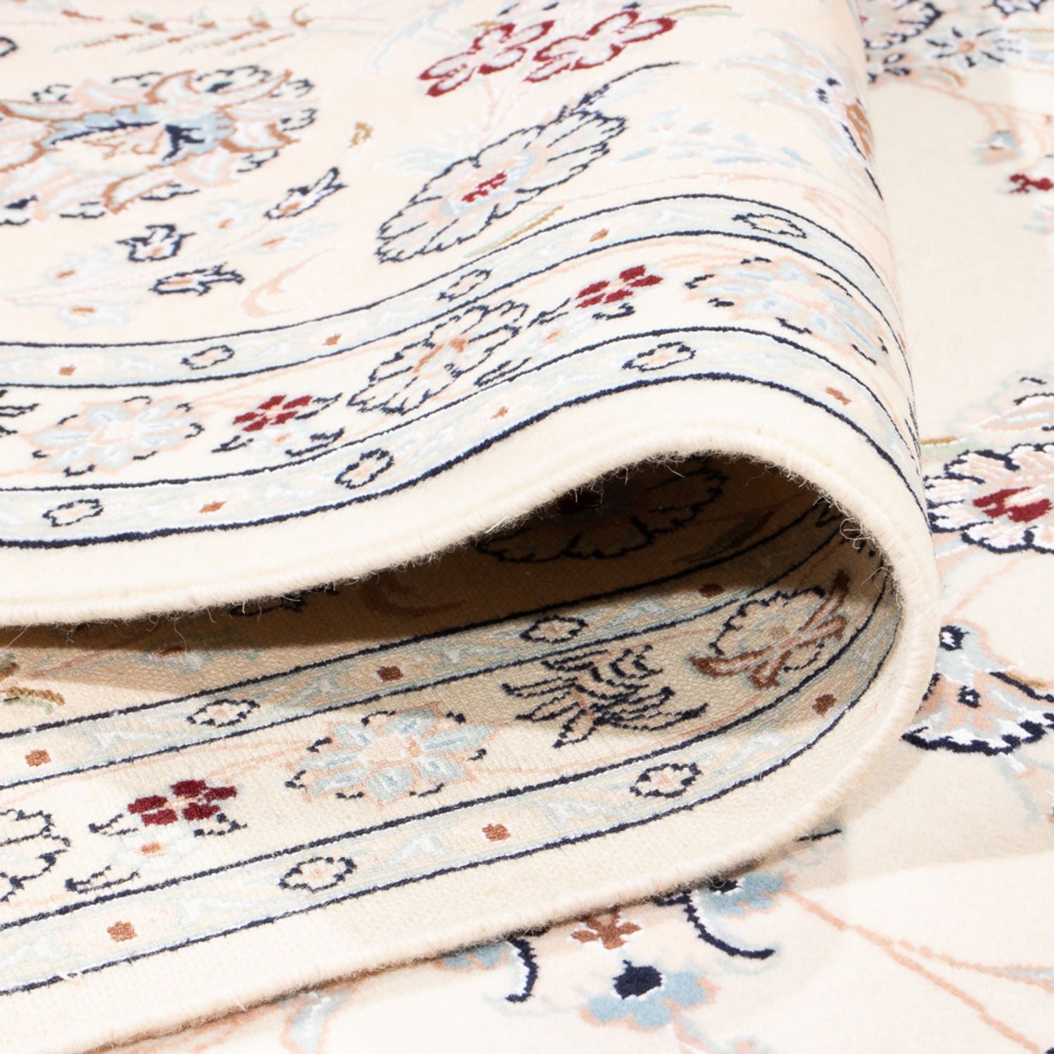 Tapis persan - Nain - Premium - 363 x 250 cm - crème