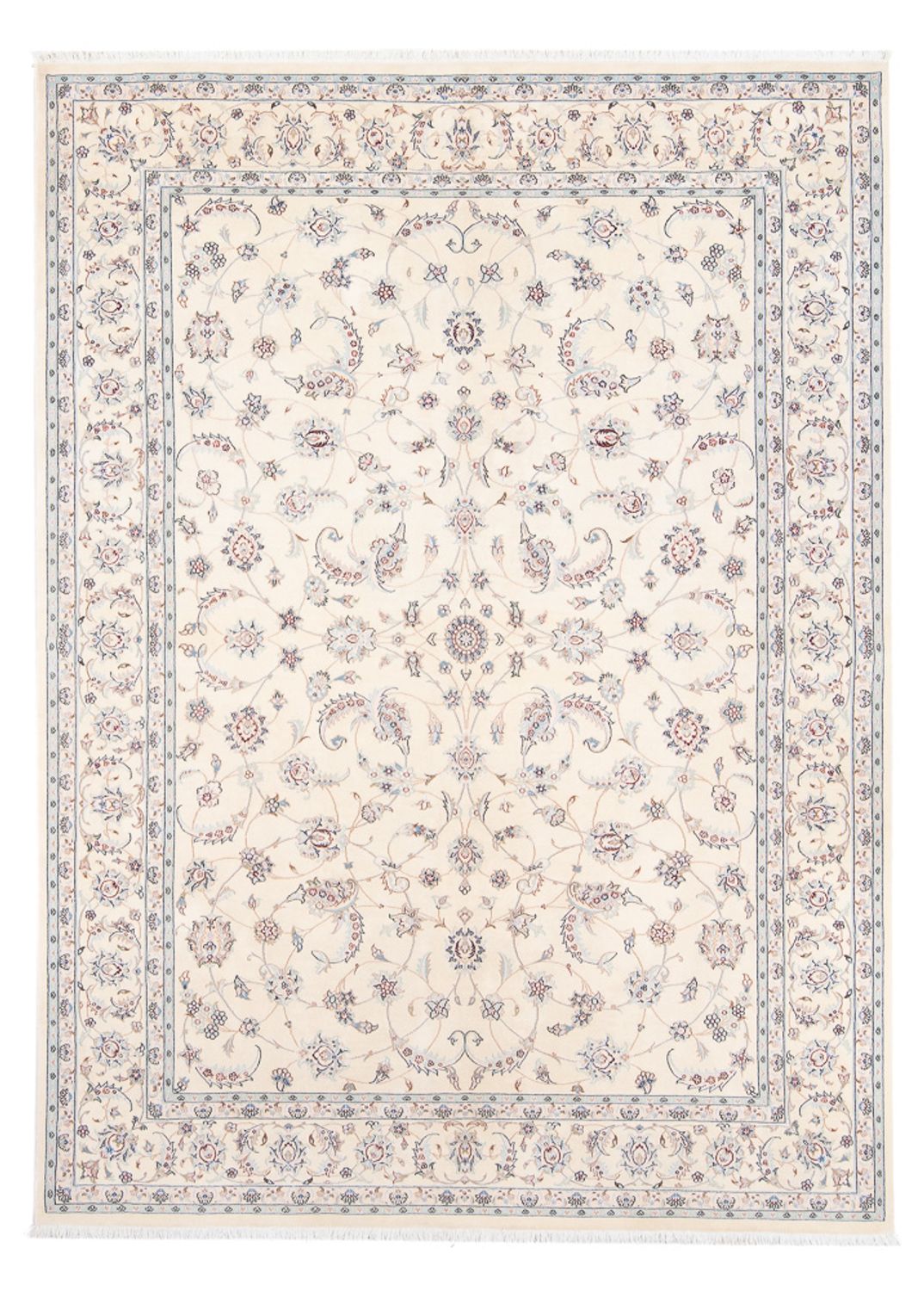 Tapis persan - Nain - Premium - 241 x 170 cm - beige clair