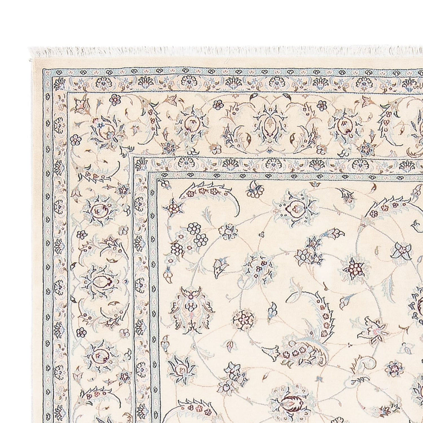Tapis persan - Nain - Premium - 241 x 170 cm - beige clair