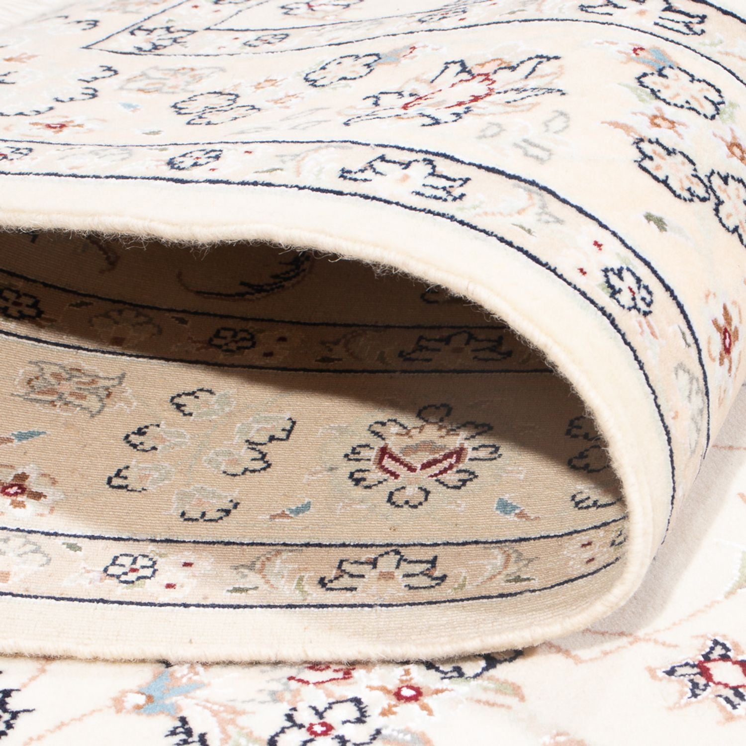 Tapis persan - Nain - Premium - 156 x 109 cm - crème