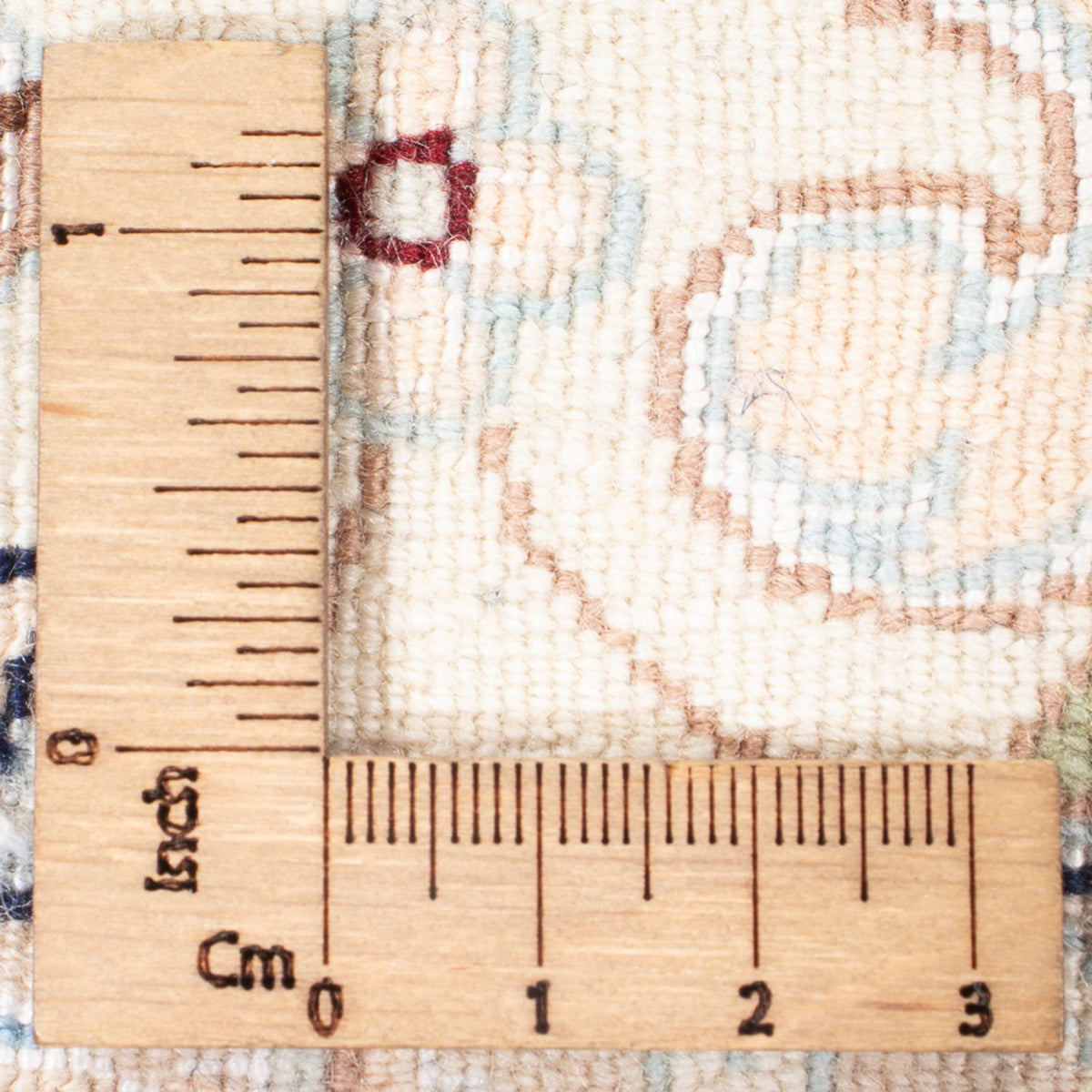 Tapis persan - Nain - Premium - 161 x 109 cm - crème