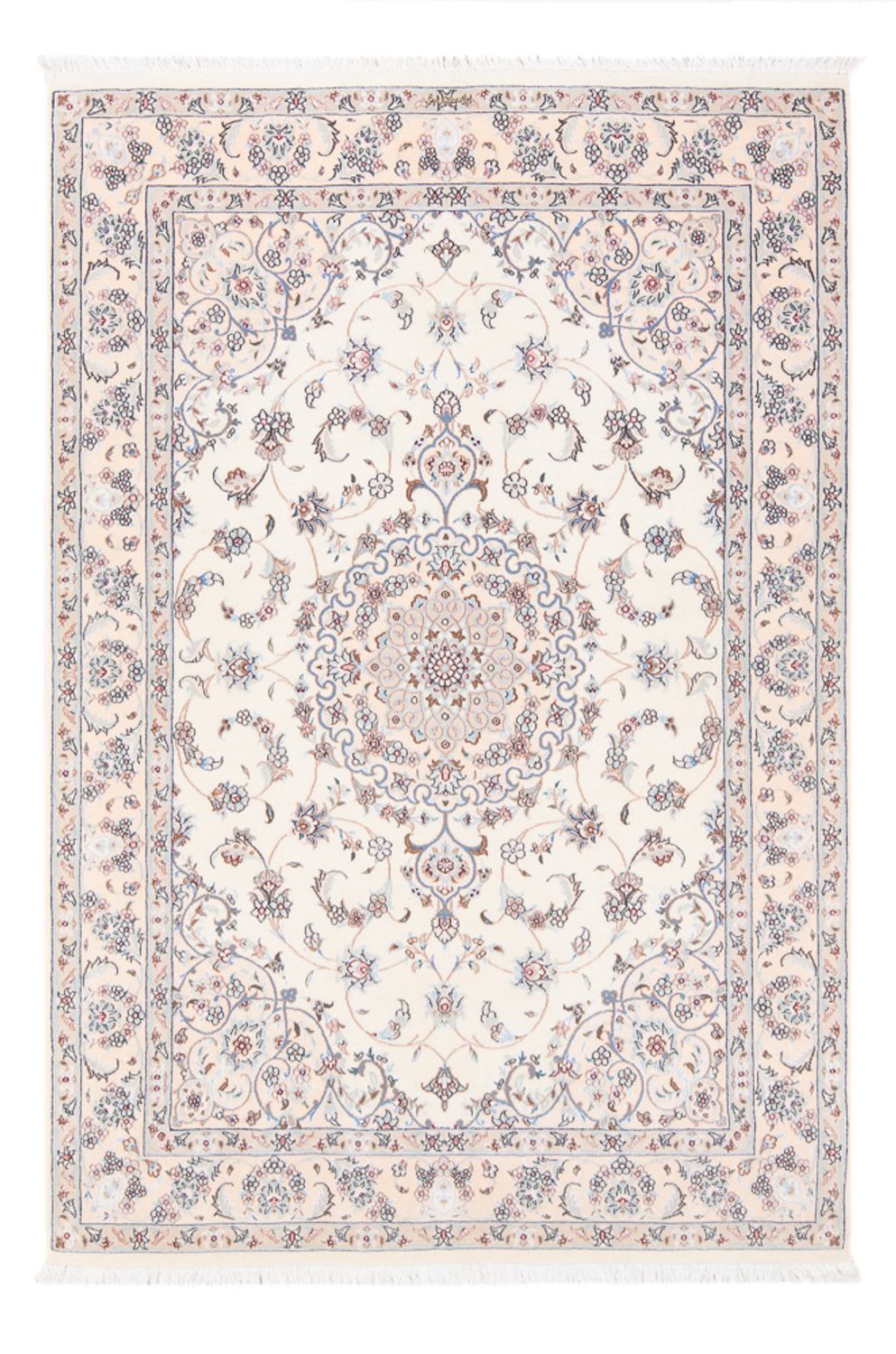 Tapis persan - Nain - Premium - 158 x 111 cm - crème