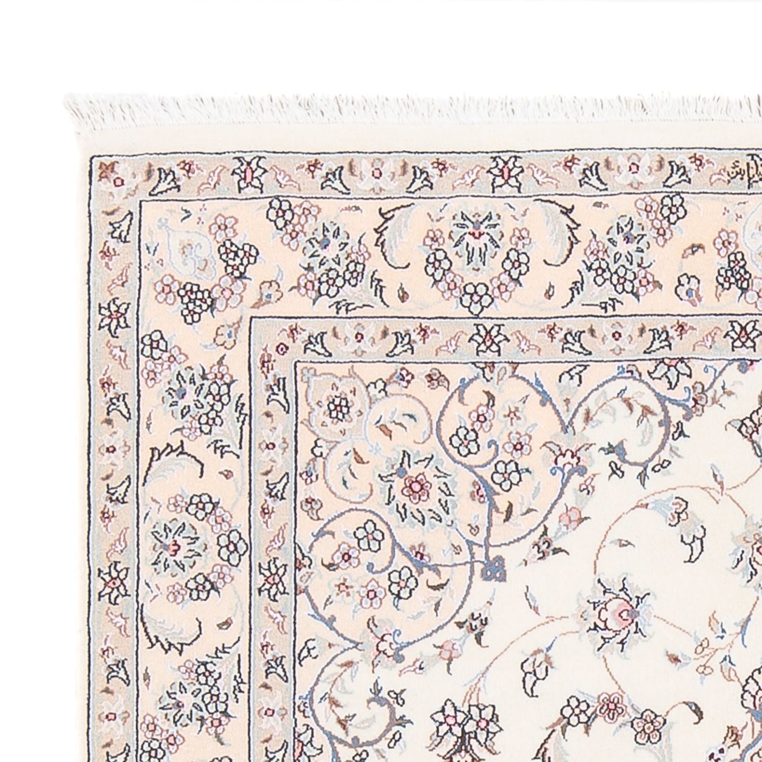Tapis persan - Nain - Premium - 158 x 111 cm - crème