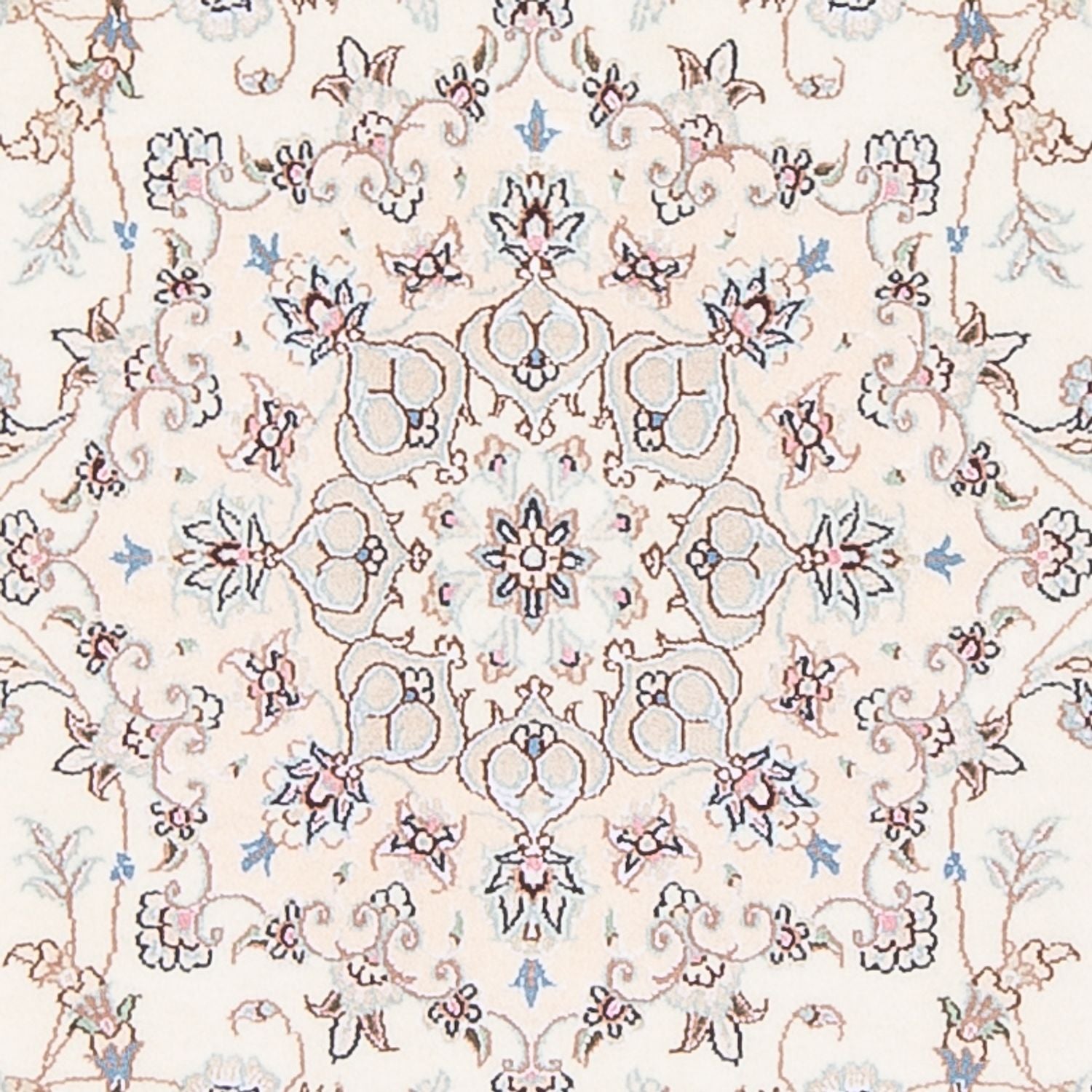 Tapis persan - Nain - Premium - 164 x 111 cm - crème