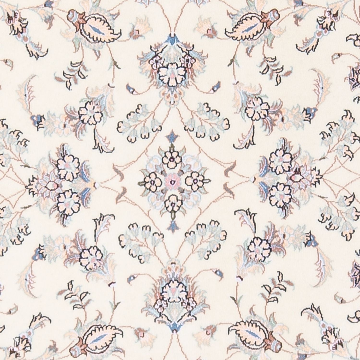 Tapis persan - Nain - Premium - 160 x 110 cm - crème