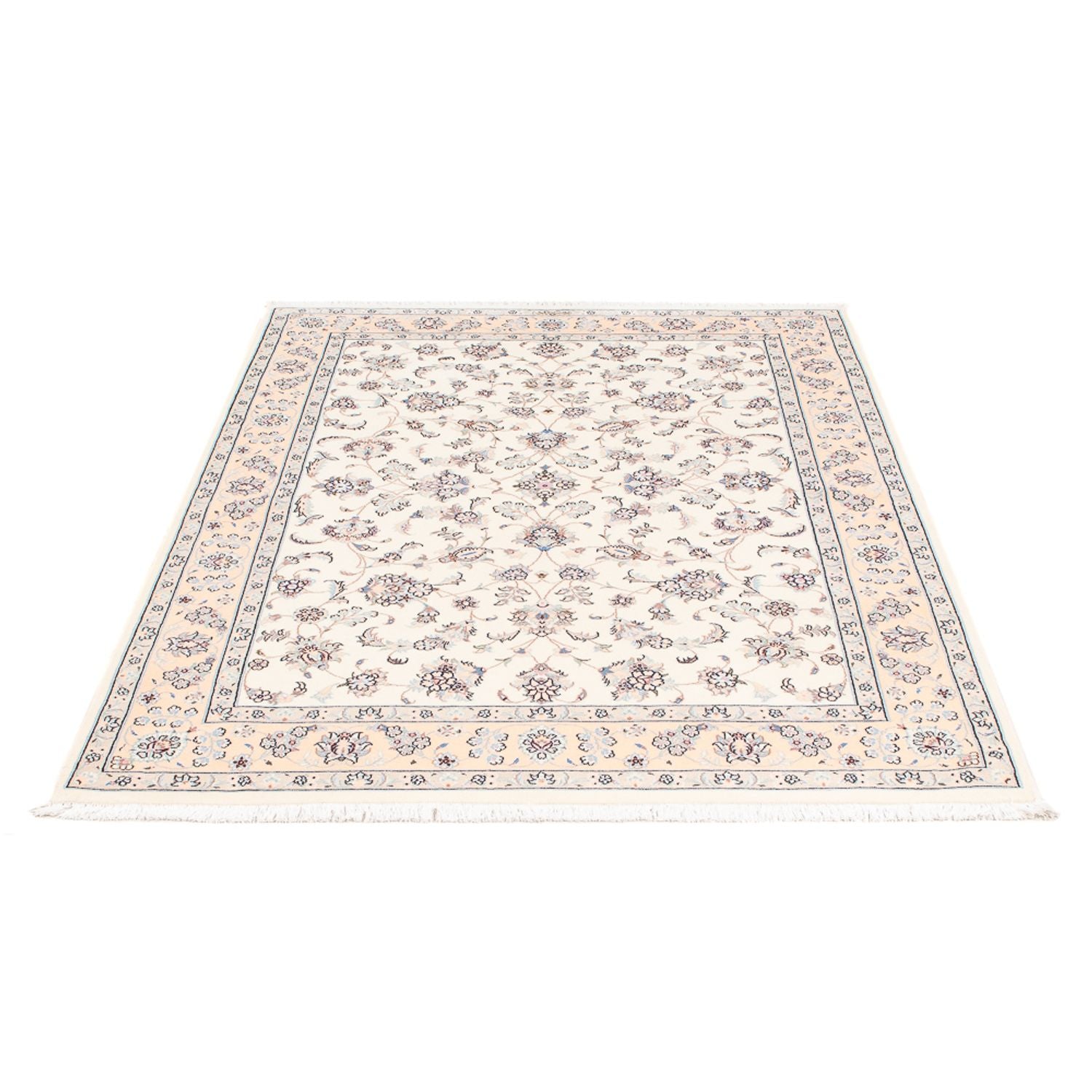 Tapis persan - Nain - Premium - 160 x 110 cm - crème