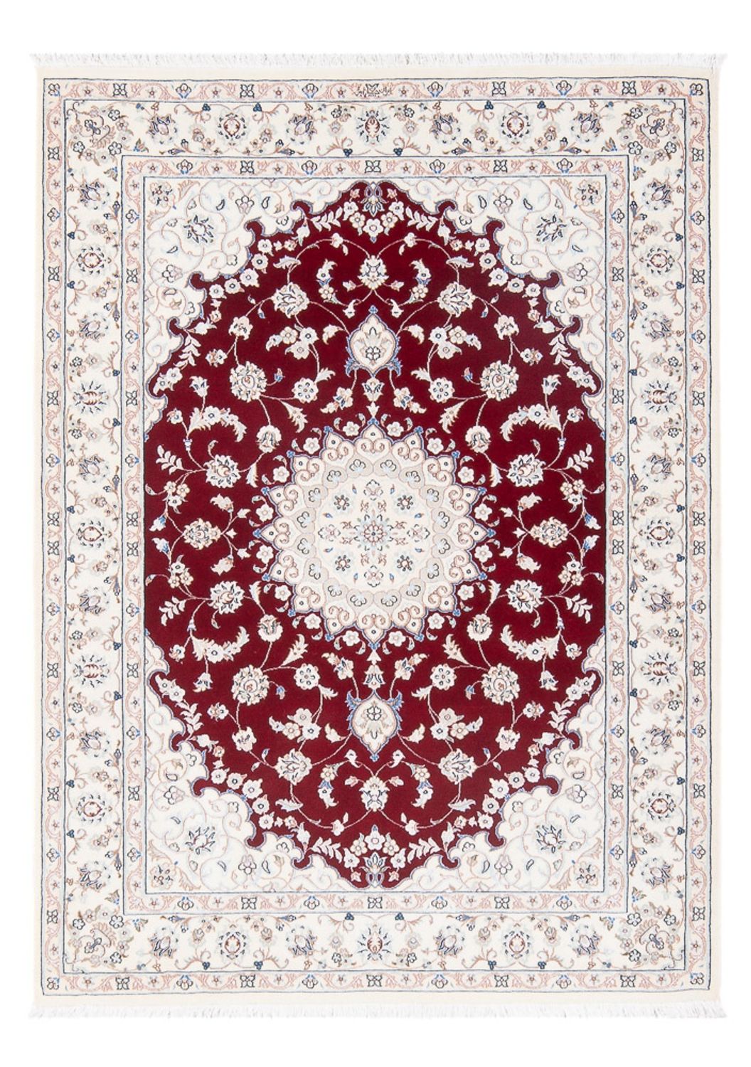 Tapis persan - Nain - Premium - 157 x 110 cm - rouge