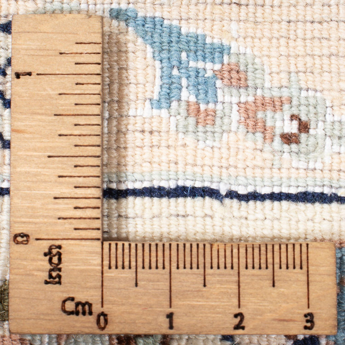 Tapis persan - Nain - Premium - 160 x 110 cm - bleu foncé