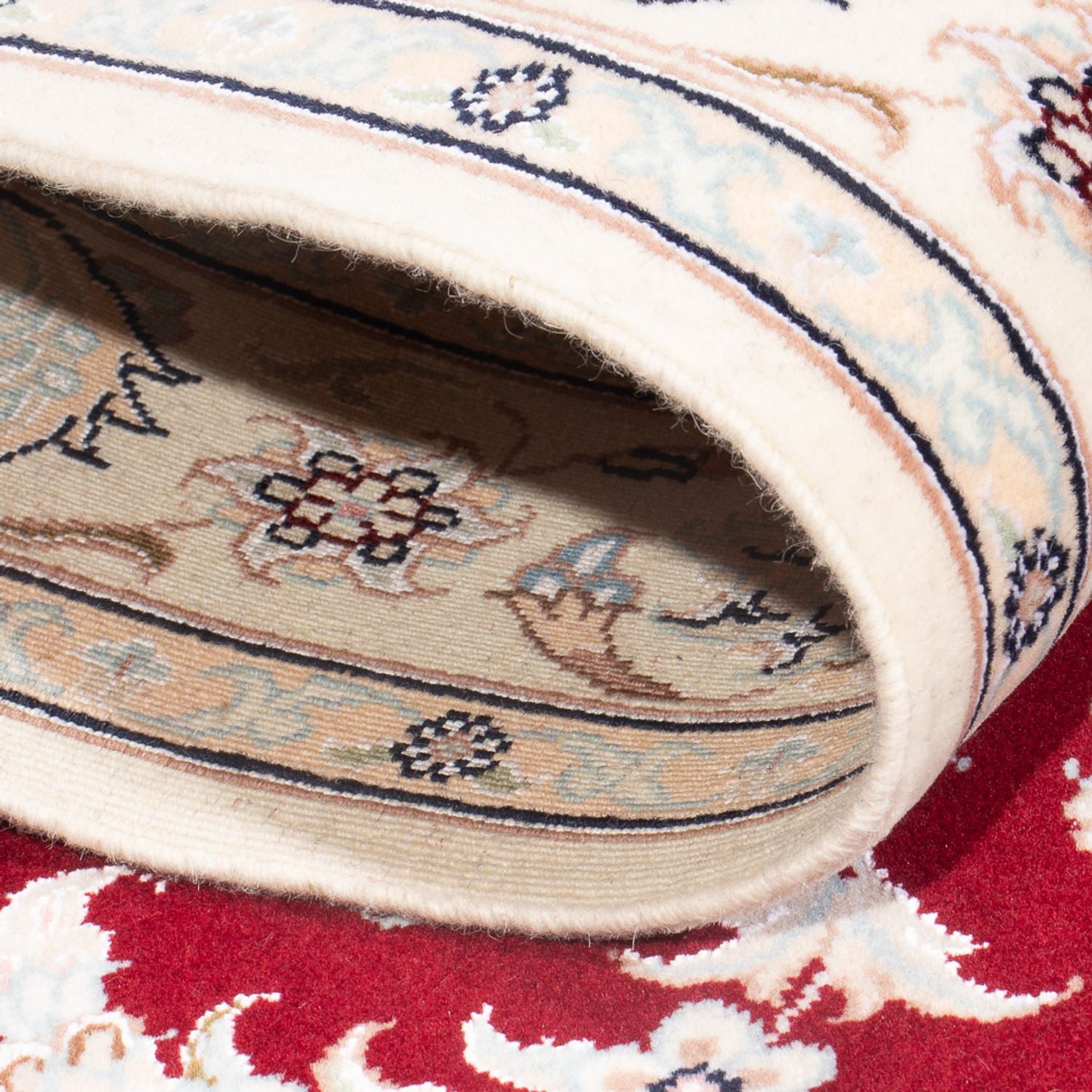 Tapis persan - Nain - Premium - 121 x 82 cm - rouge