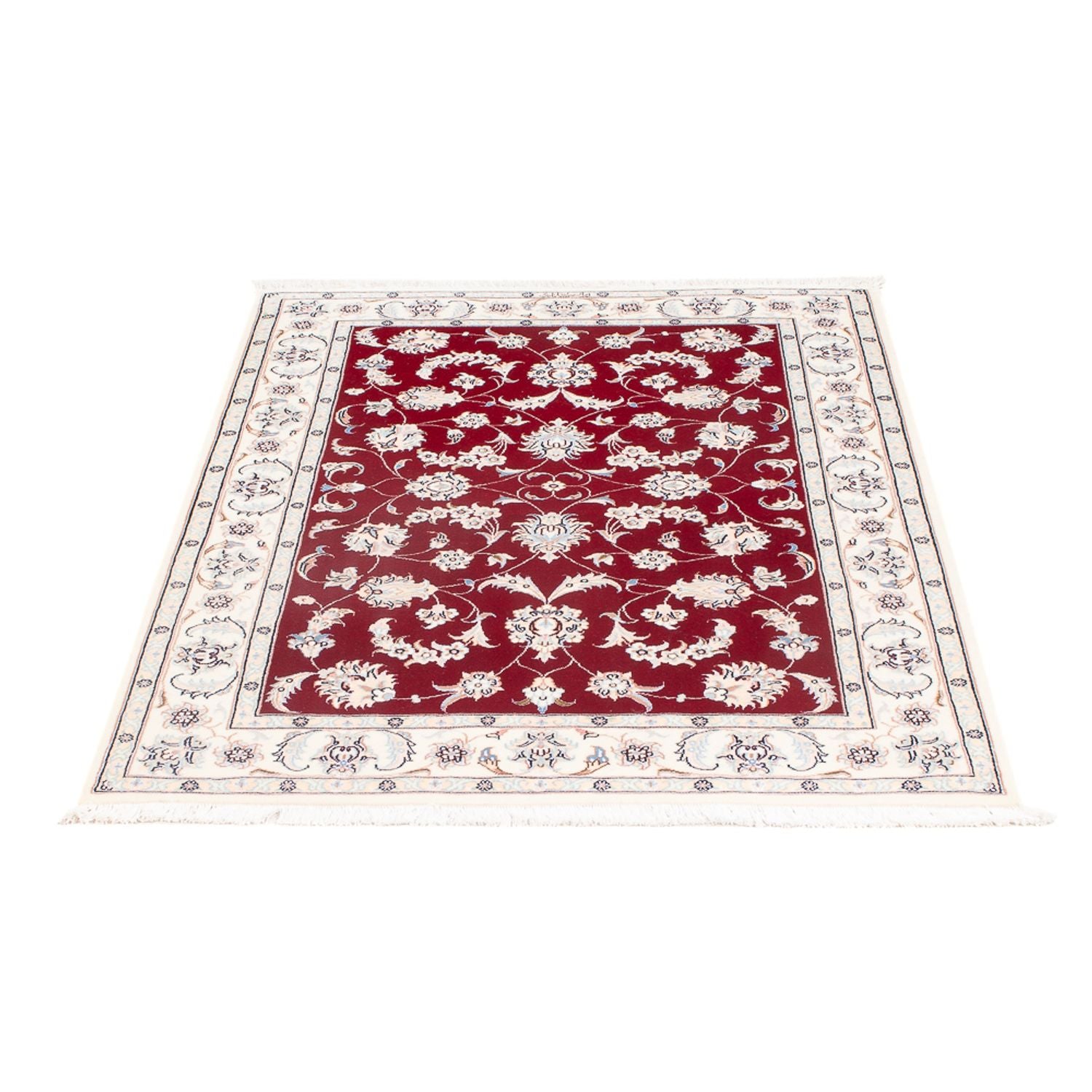 Tapis persan - Nain - Premium - 121 x 82 cm - rouge
