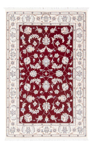 Tapis persan - Nain - Premium - 121 x 80 cm - rouge
