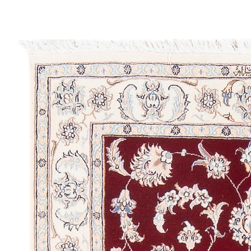 Tapis persan - Nain - Premium - 121 x 80 cm - rouge