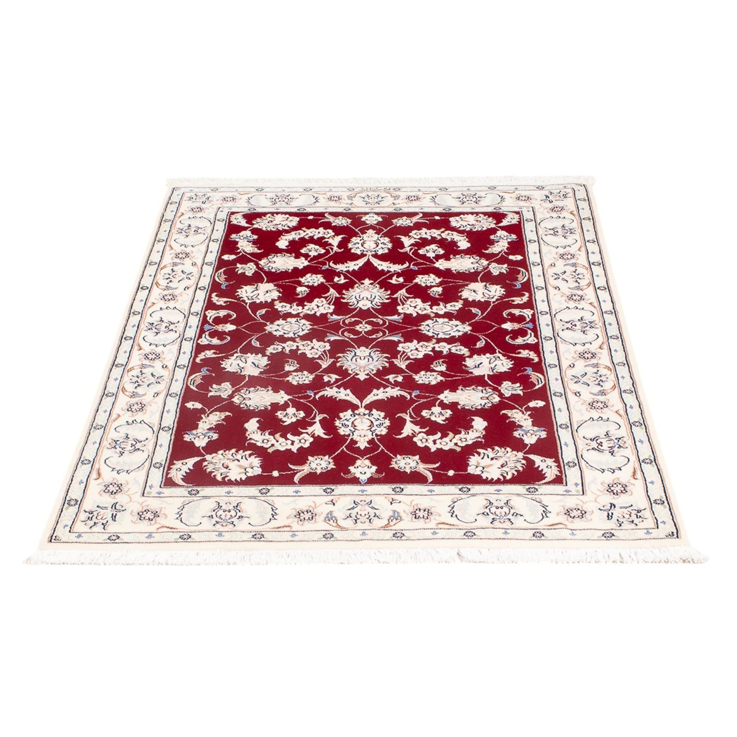 Tapis persan - Nain - Premium - 125 x 83 cm - rouge