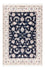 Tapis persan - Nain - Premium - 120 x 81 cm - bleu foncé