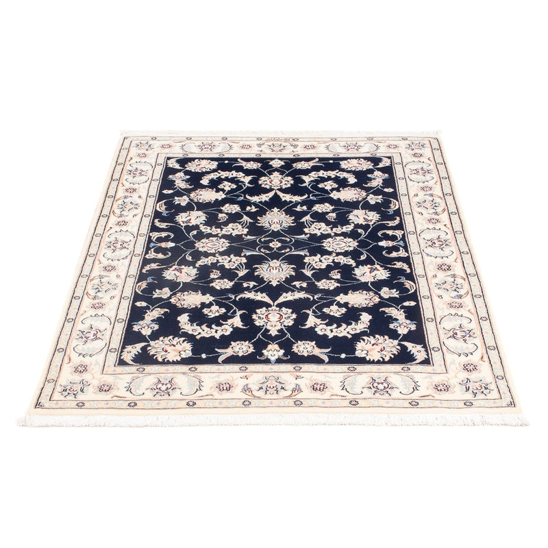 Tapis persan - Nain - Premium - 120 x 81 cm - bleu foncé