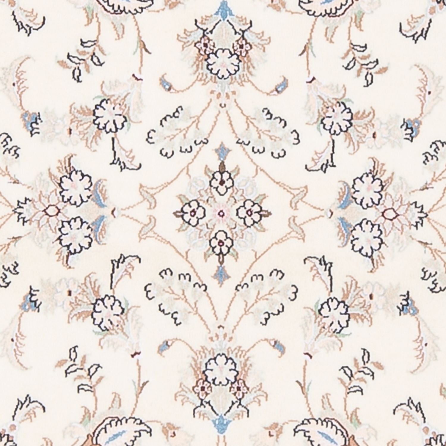 Tapis persan - Nain - Premium - 158 x 108 cm - crème
