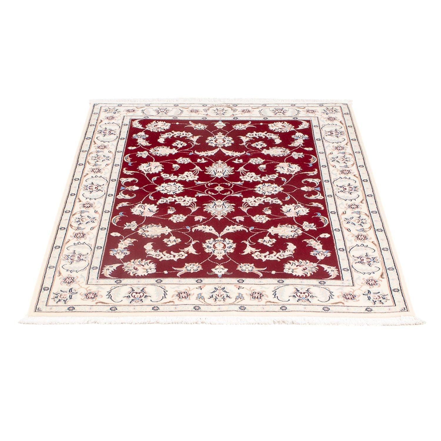 Tapis persan - Nain - Premium - 125 x 84 cm - rouge
