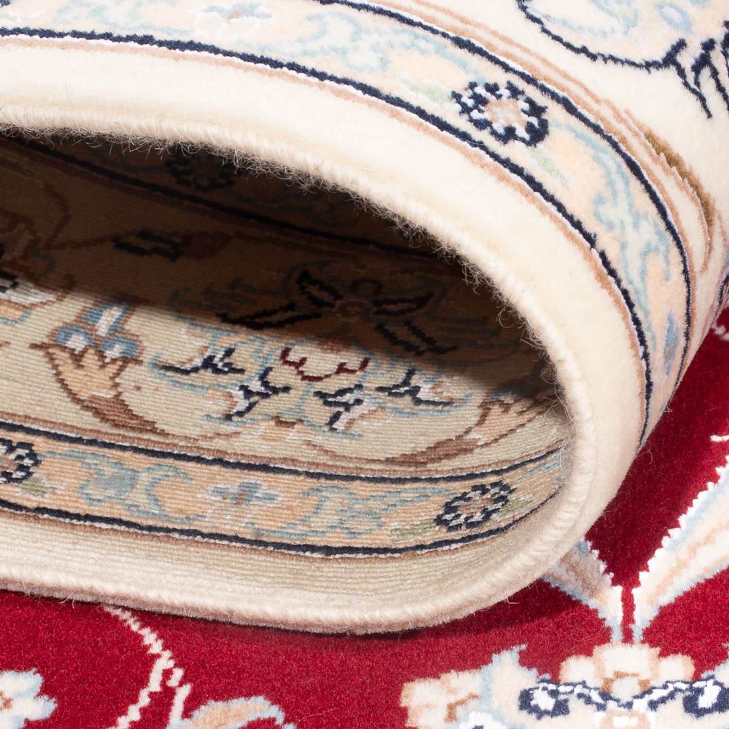 Tapis persan - Nain - Premium - 122 x 82 cm - rouge