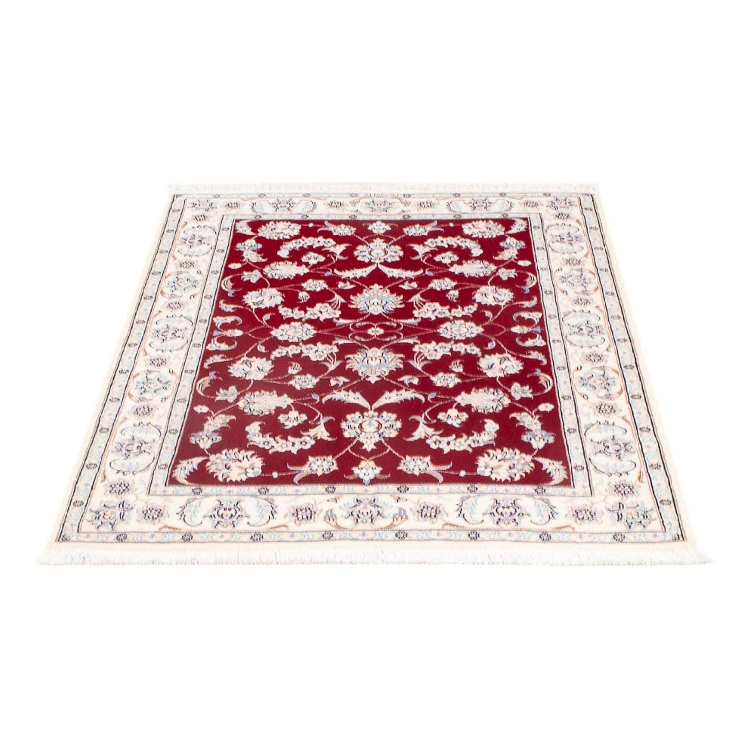 Tapis persan - Nain - Premium - 122 x 82 cm - rouge