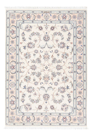 Tapis persan - Nain - Premium - 121 x 82 cm - crème