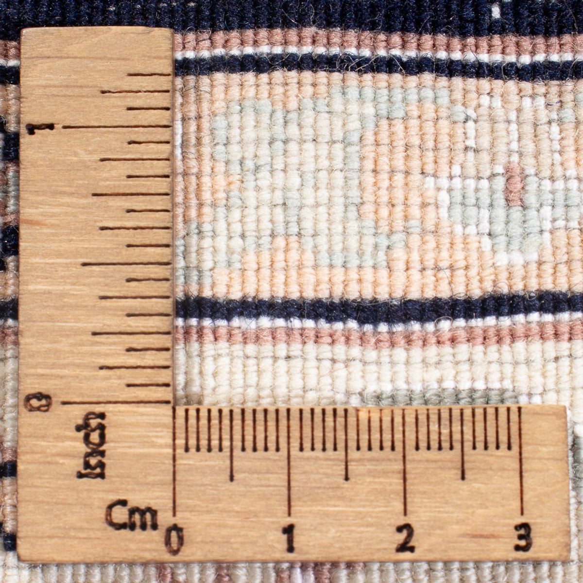 Tapis persan - Nain - Premium - 123 x 81 cm - bleu foncé