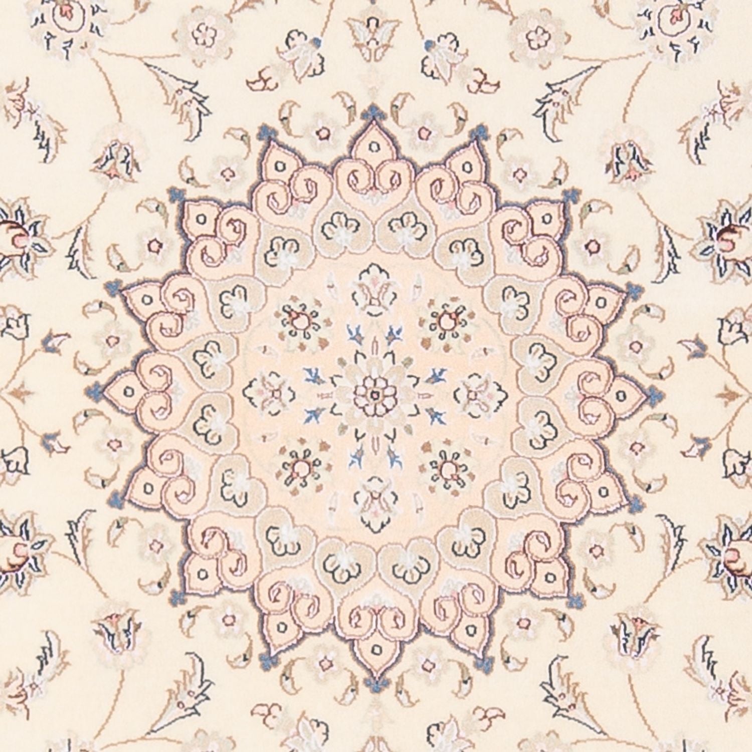 Tapis persan - Nain - Premium - 163 x 108 cm - crème