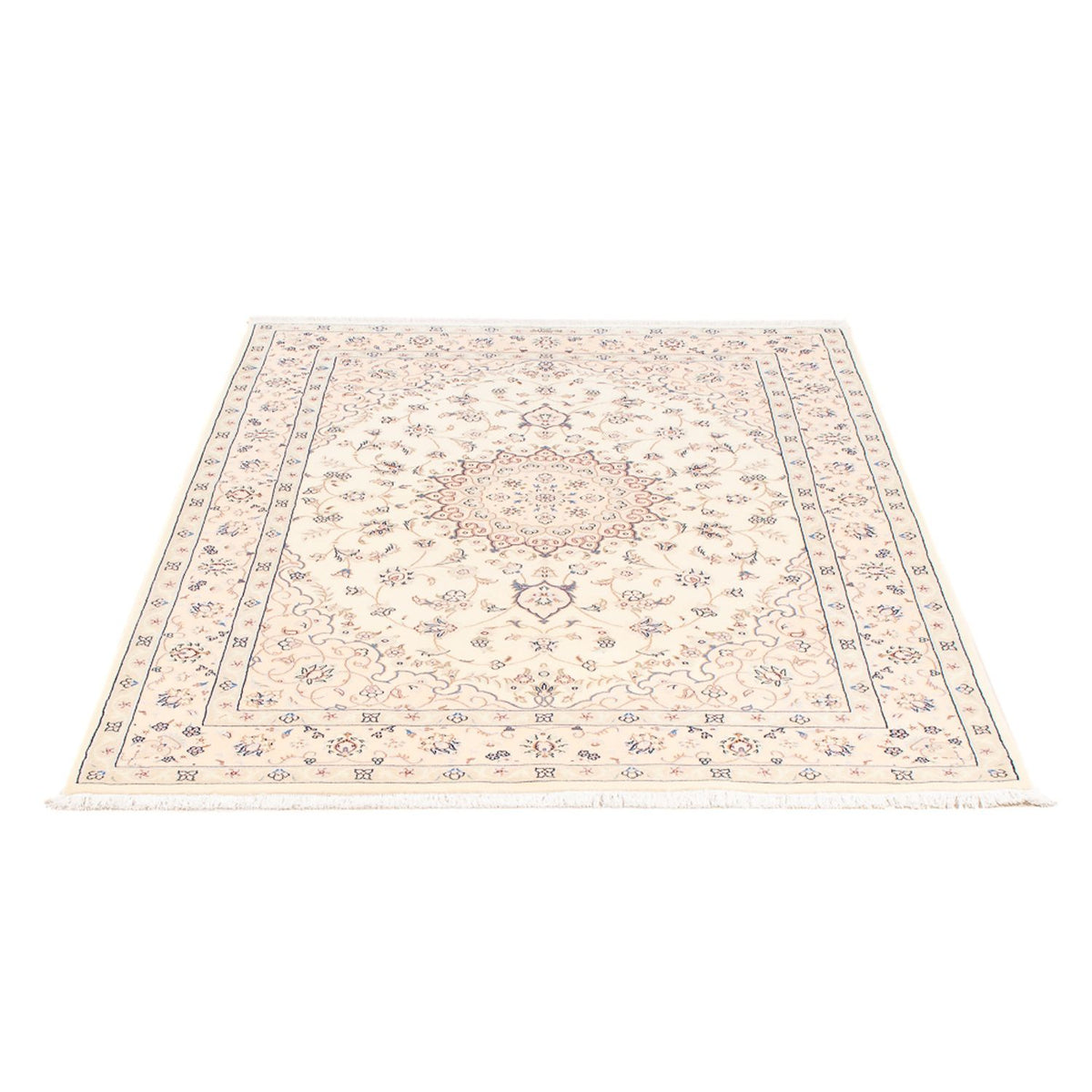 Tapis persan - Nain - Premium - 163 x 108 cm - crème