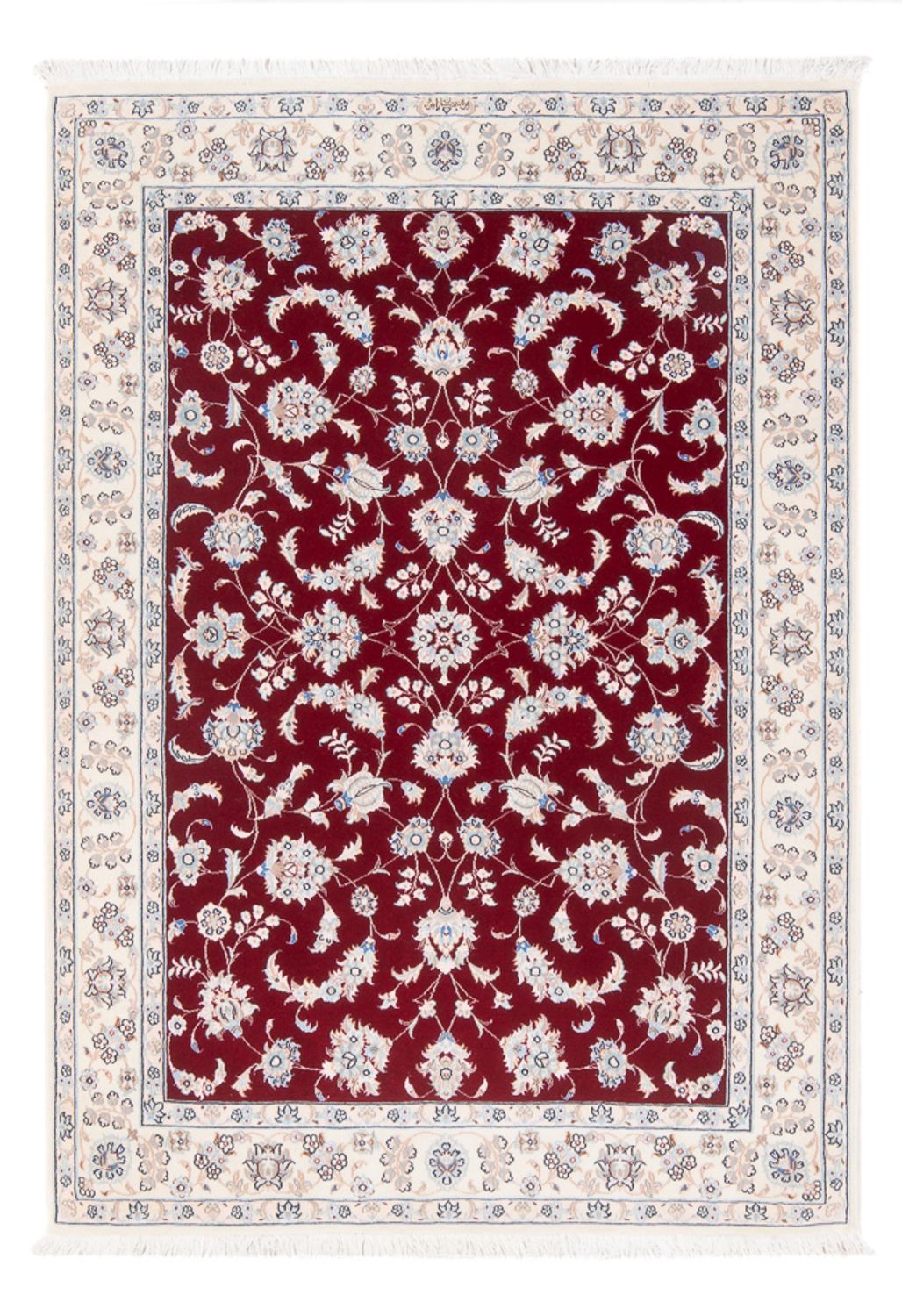 Tapis persan - Nain - Premium - 153 x 103 cm - rouge