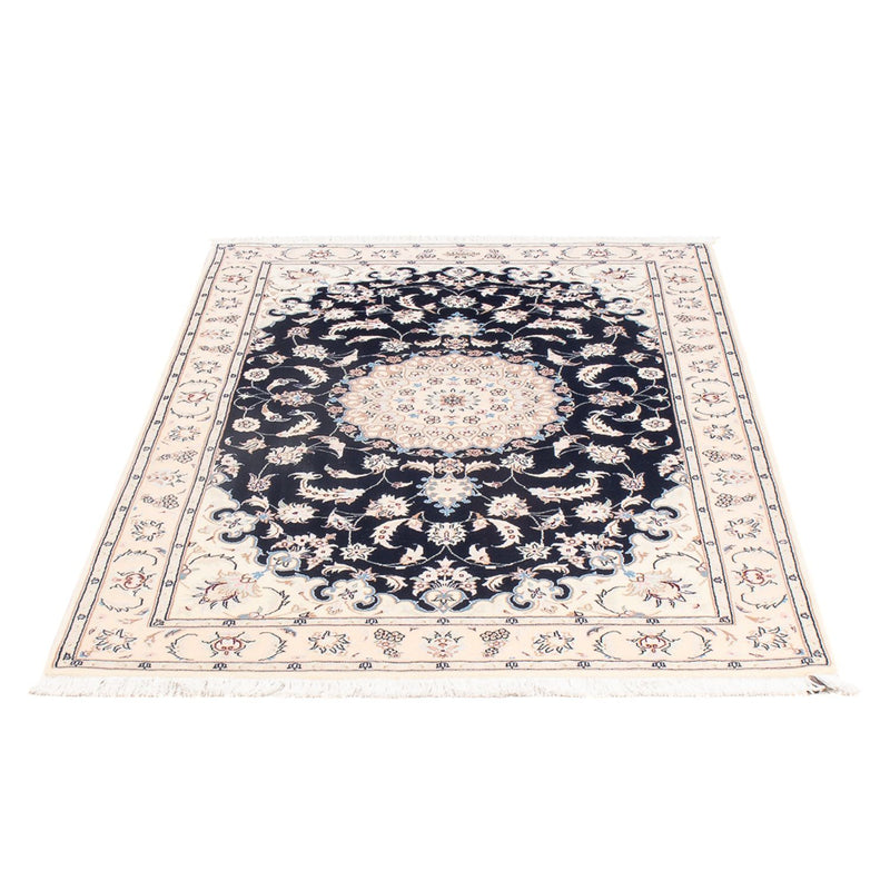 Tapis persan - Nain - Premium - 144 x 90 cm - bleu foncé